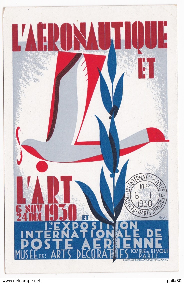 3 Cp EXPO INTERNATIONALE DE POSTE AERIENNE 6 Nov Au 24 Dec 1930 - 1927-1959 Covers & Documents