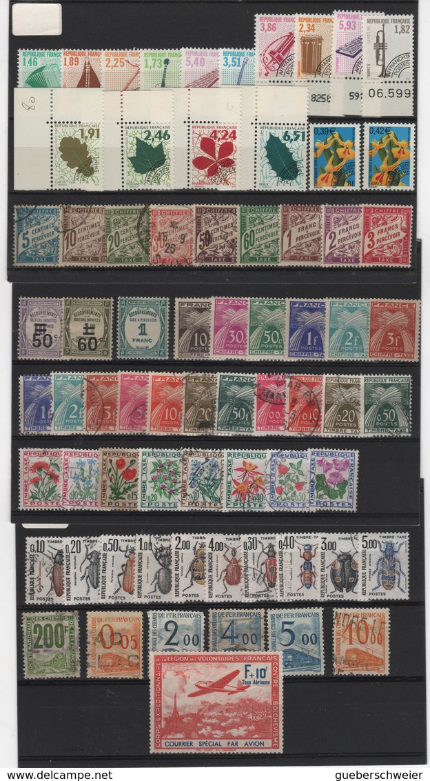 Carton de + 2 kg de Timbres, lettres, entiers postaux, aérogrammes, beau lot de timbres de France, Colonies, Andorre et