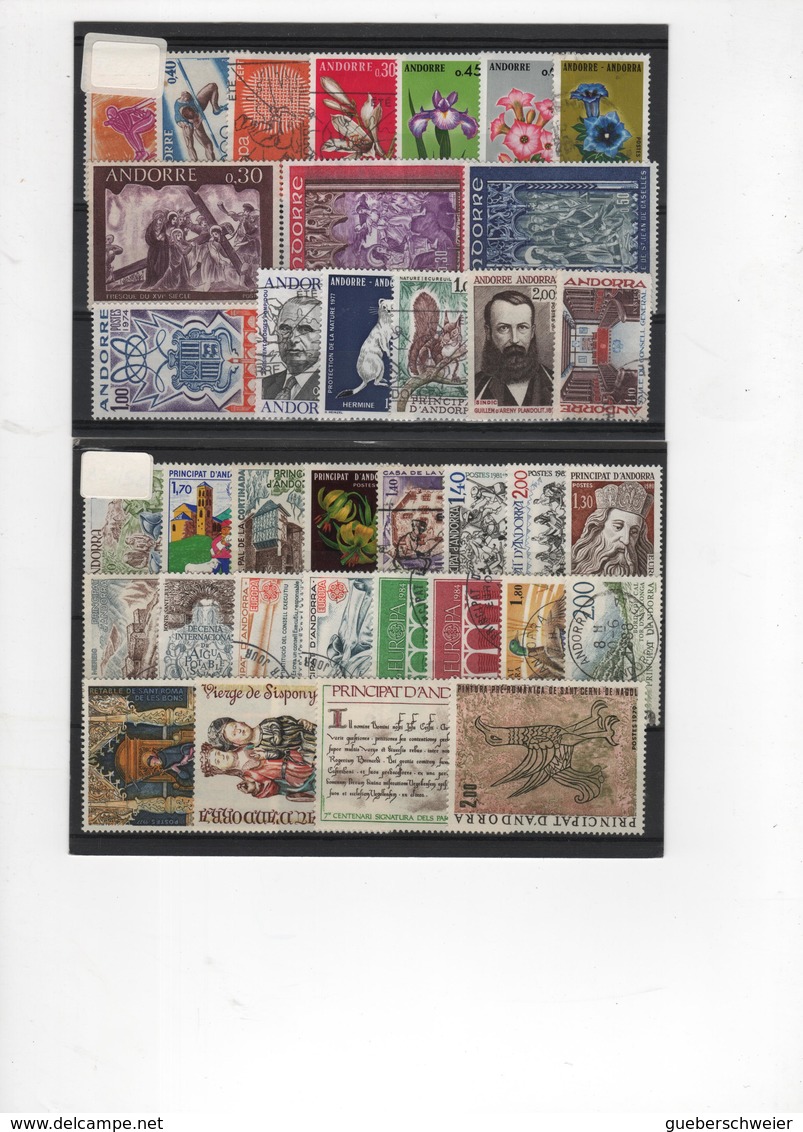 Carton de + 2 kg de Timbres, lettres, entiers postaux, aérogrammes, beau lot de timbres de France, Colonies, Andorre et