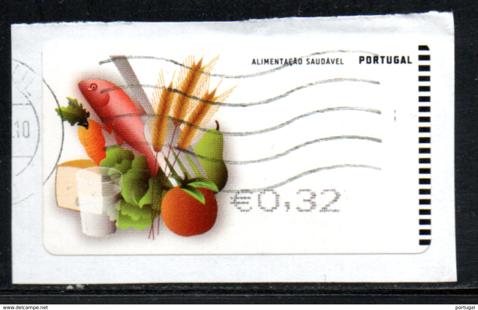 Portugal 2009 ATM-FRAMA - Alimentaçao Saudavel - 0.32 € - Machine Labels [ATM]