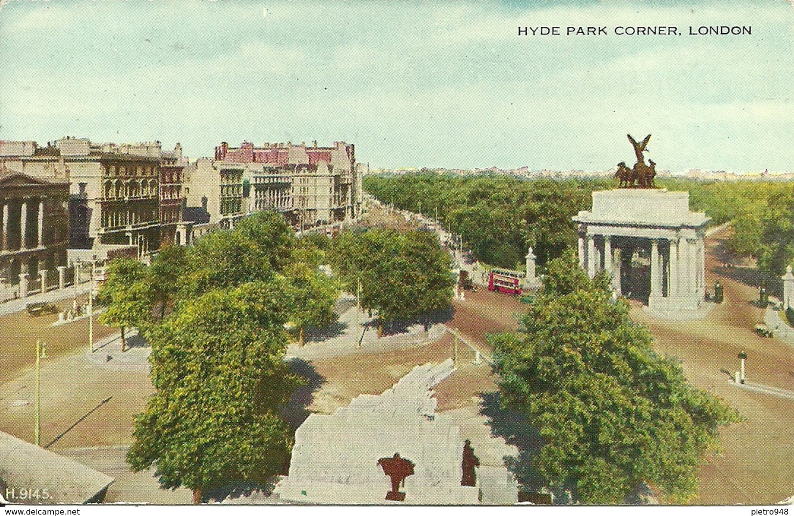 London (England, U. K.) Hyde Park Corner, Wellington Memorial - Hyde Park