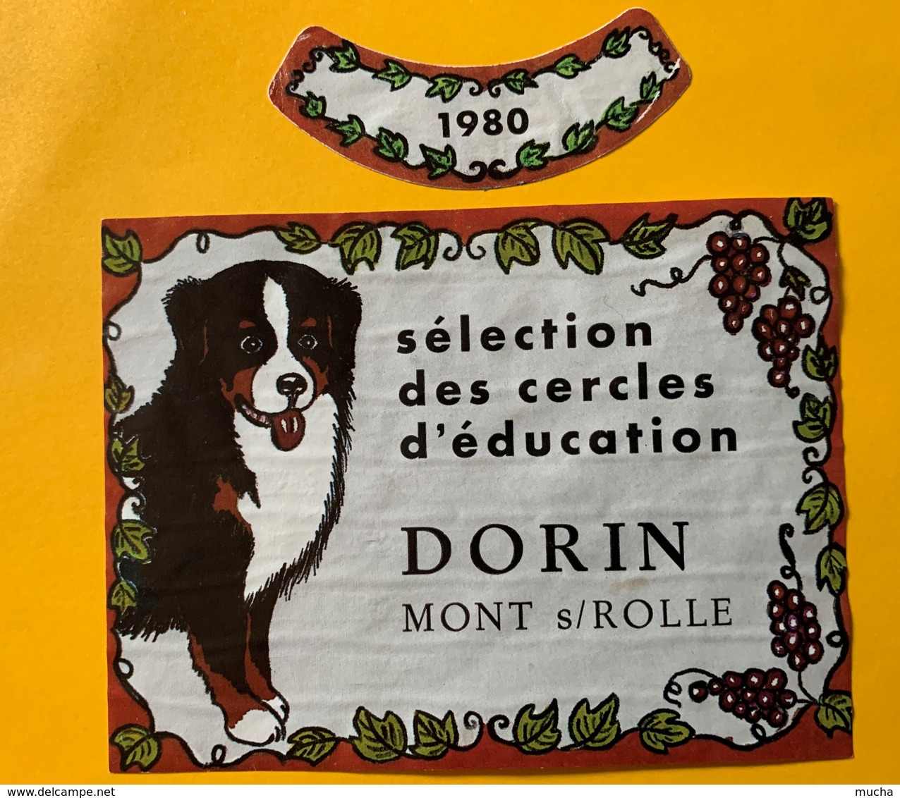 12281 - Sélection Des Cercles D'éductaion Dorin Mont-Sur Rolle 1980 Suisse - Hunde