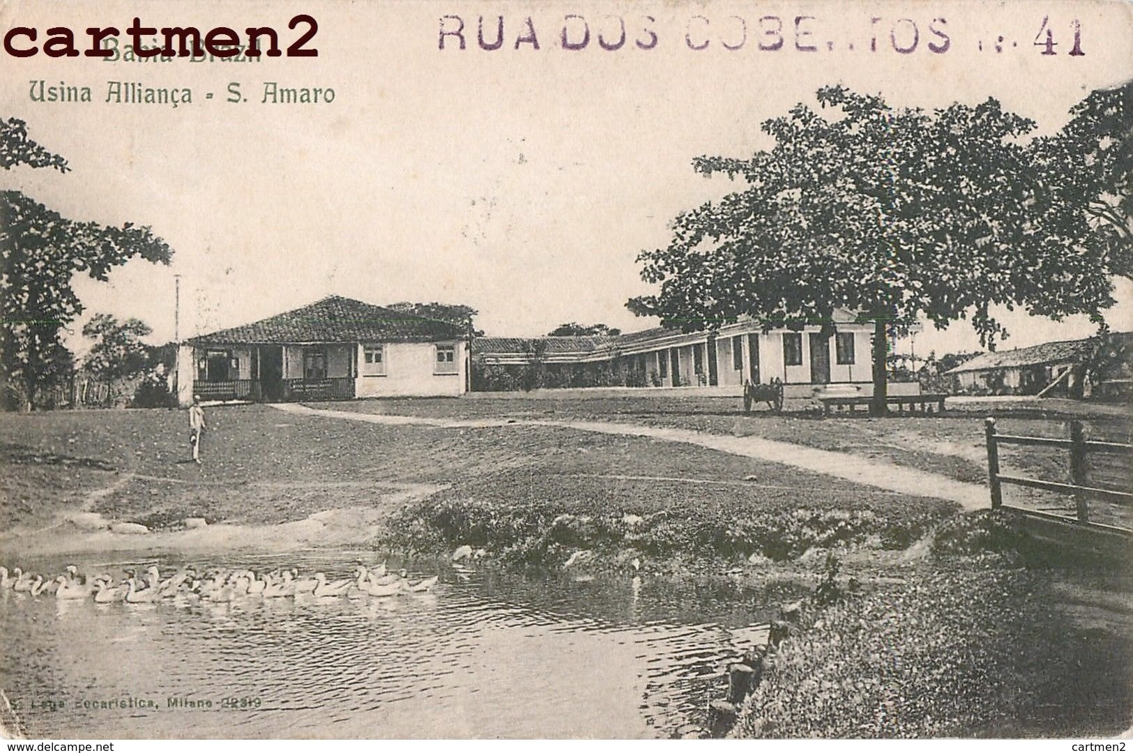 BAHIA USINA ALLIANCA SANTO AMARO BRESIL BRAZIL 1900 SALVADOR DE BAHIA - Salvador De Bahia