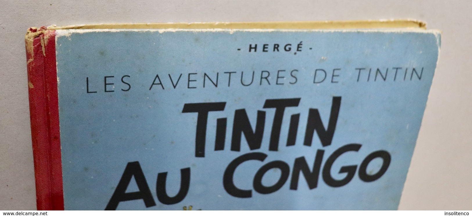 Tintin Au Congo - Casterman - Dos  Rouge - B2 - 1948 - Titre En Noir - Edition Belge - Etat Moyen - Tintin