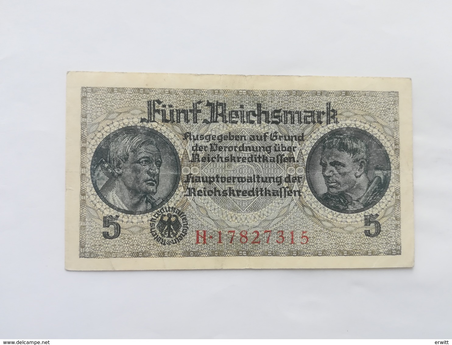 GERMANIA 5 MARK 1940 - 5 Reichsmark