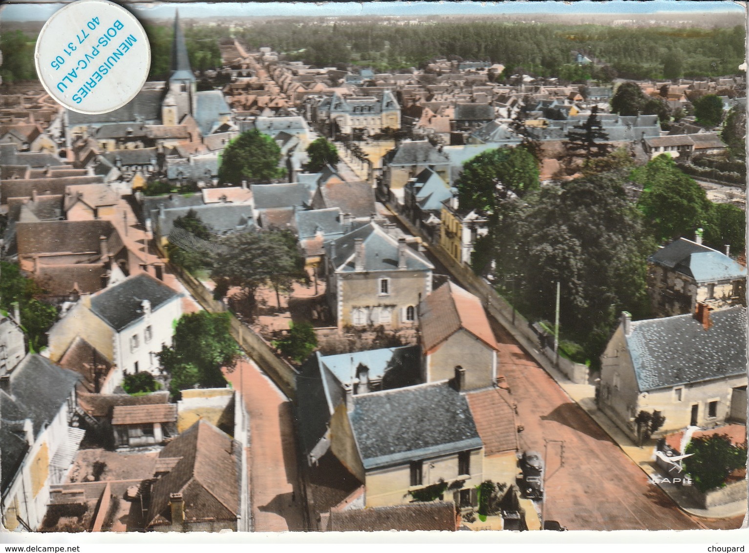 36 - Très Belle Carte Postale Semi Modernr De  CHABRIS    Vue Aérienne - Autres & Non Classés