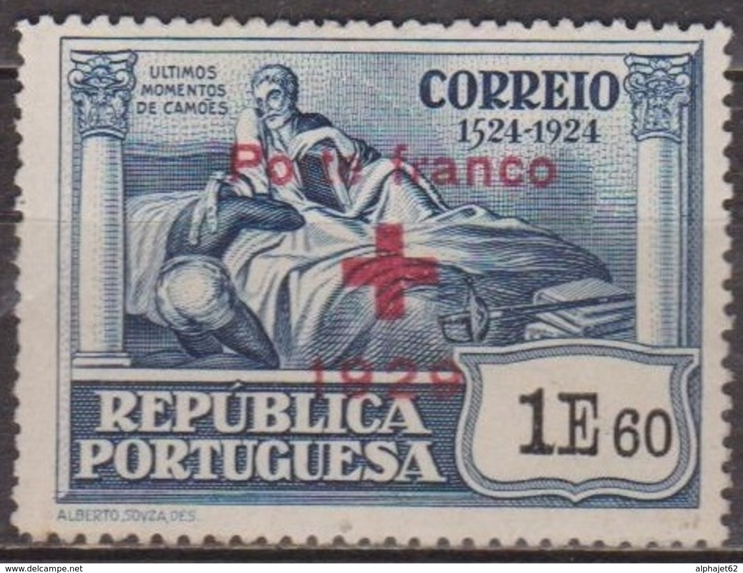 Croix Rouge - PORTUGAL - Camoes - Franchise - N° 42 * - 1929 - Neufs