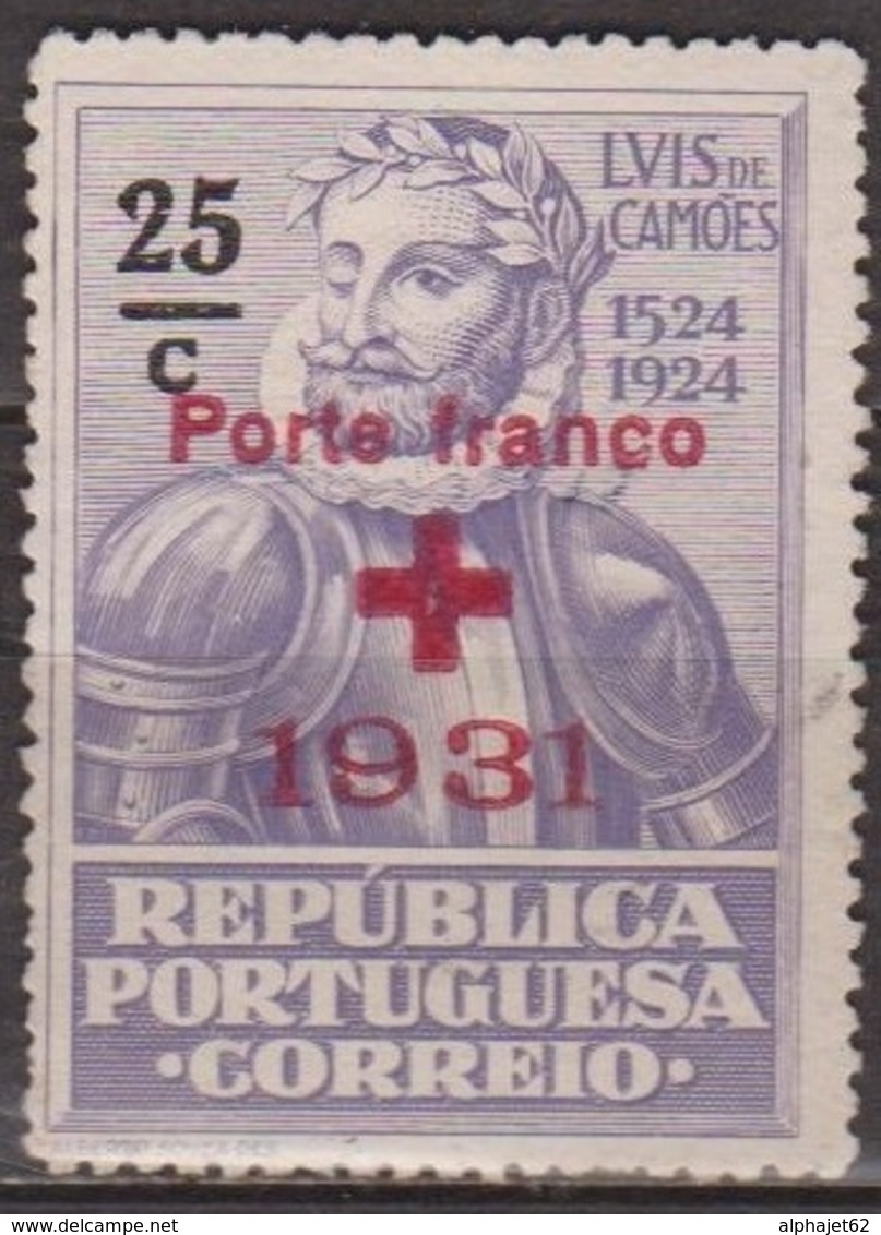 Croix Rouge - PORTUGAL - Camoes - Franchise - N° 49 * - 1931 - Neufs