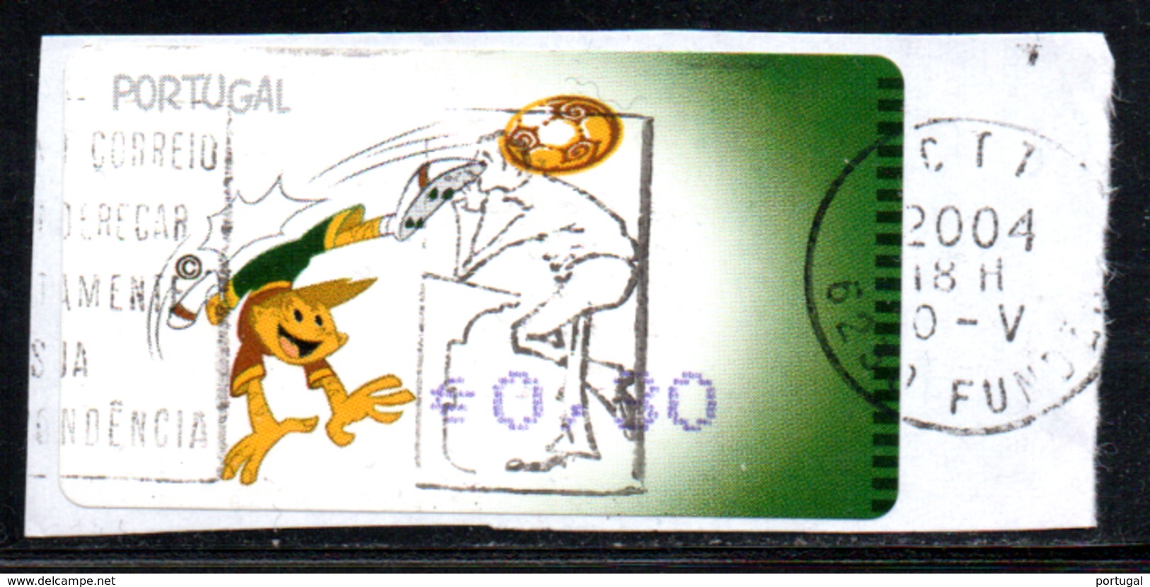 Portugal 2004 ATM-FRAMA - UEFA Euro  2004 - 0.30 € - Machine Labels [ATM]