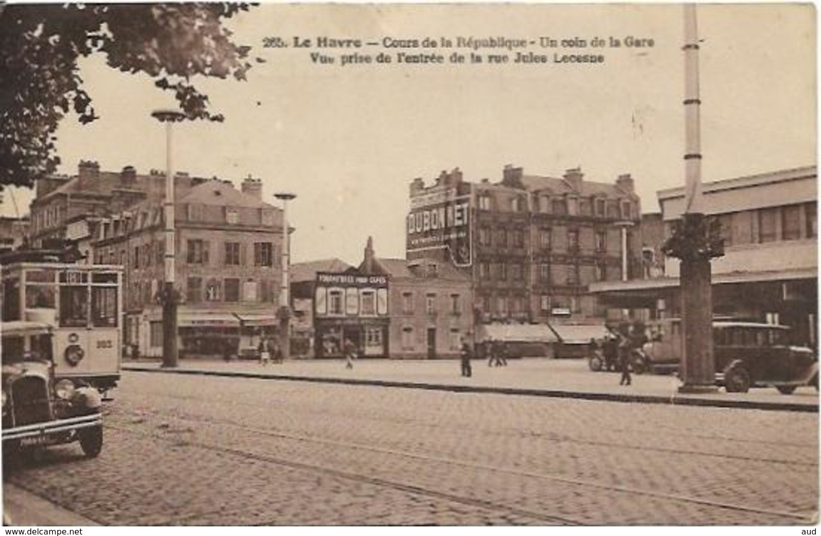 LE HAVRE, Cours De La République, Un Coin De La Gare - Station