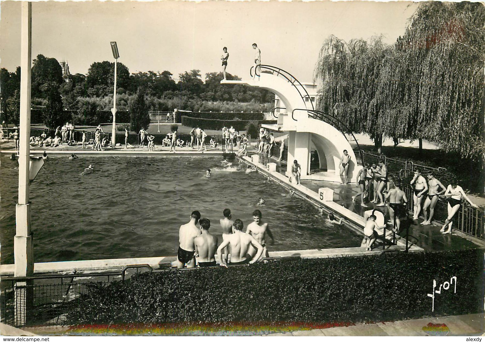 5 X Photo Cpsm Cpm 03 VICHY. Piscine, Restauration, Allier, Bassin Cygnes Et Pavillon Sévigné - Vichy