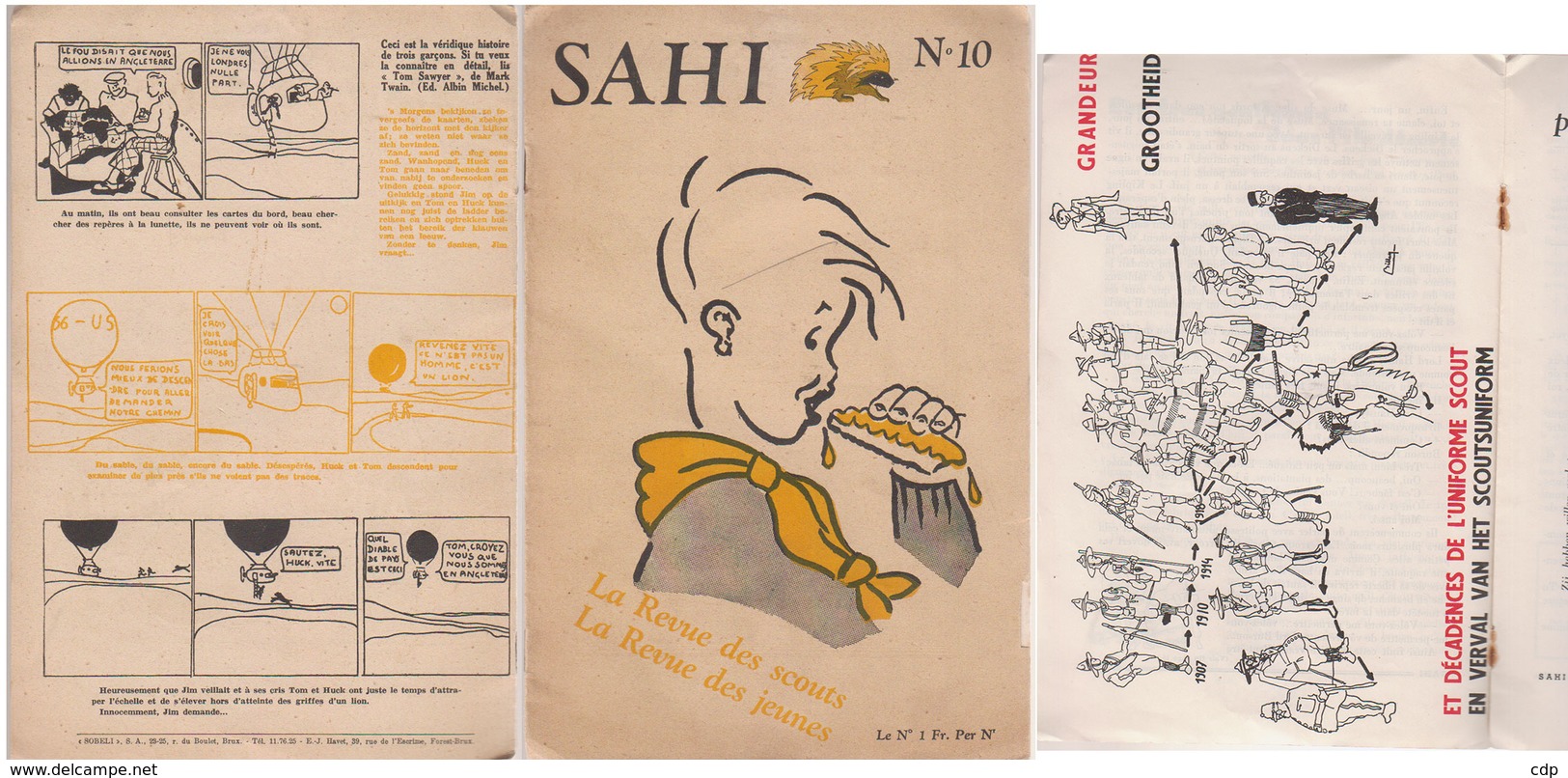 Scoutisme   Sahi N°10  1938 - Padvinderij