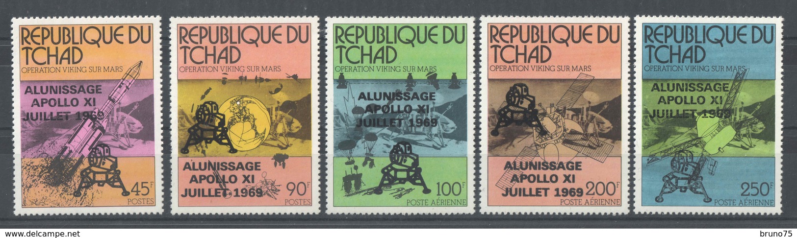 Tchad - YT 369-370 + PA 232-234 ** MNH - 1979 - Apollo IX - Chad (1960-...)