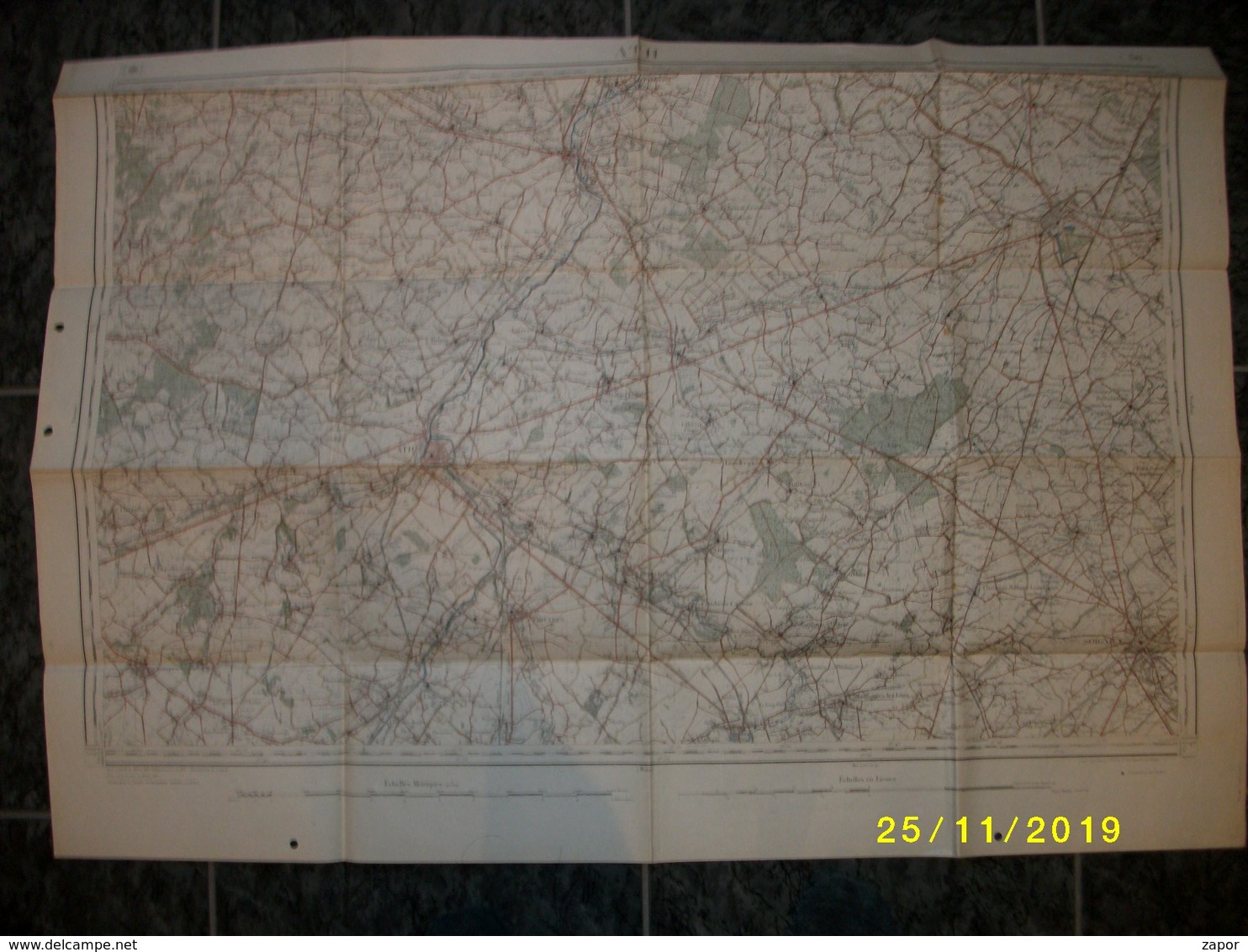 Carte Topographique De Ath (Ogy - Lessines - Wodecq - Silly - Soignies - Brugelette - Moulbaix) - Cartes Topographiques