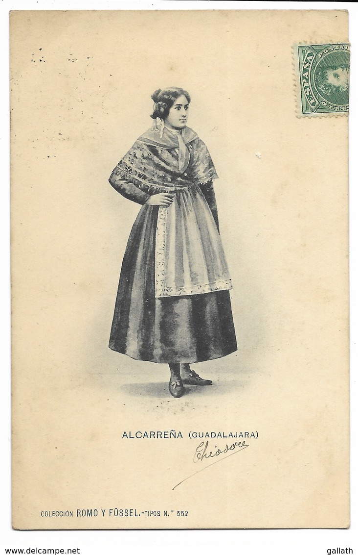 Alcarrena (Guadalajara) Femme...1904 - Guadalajara