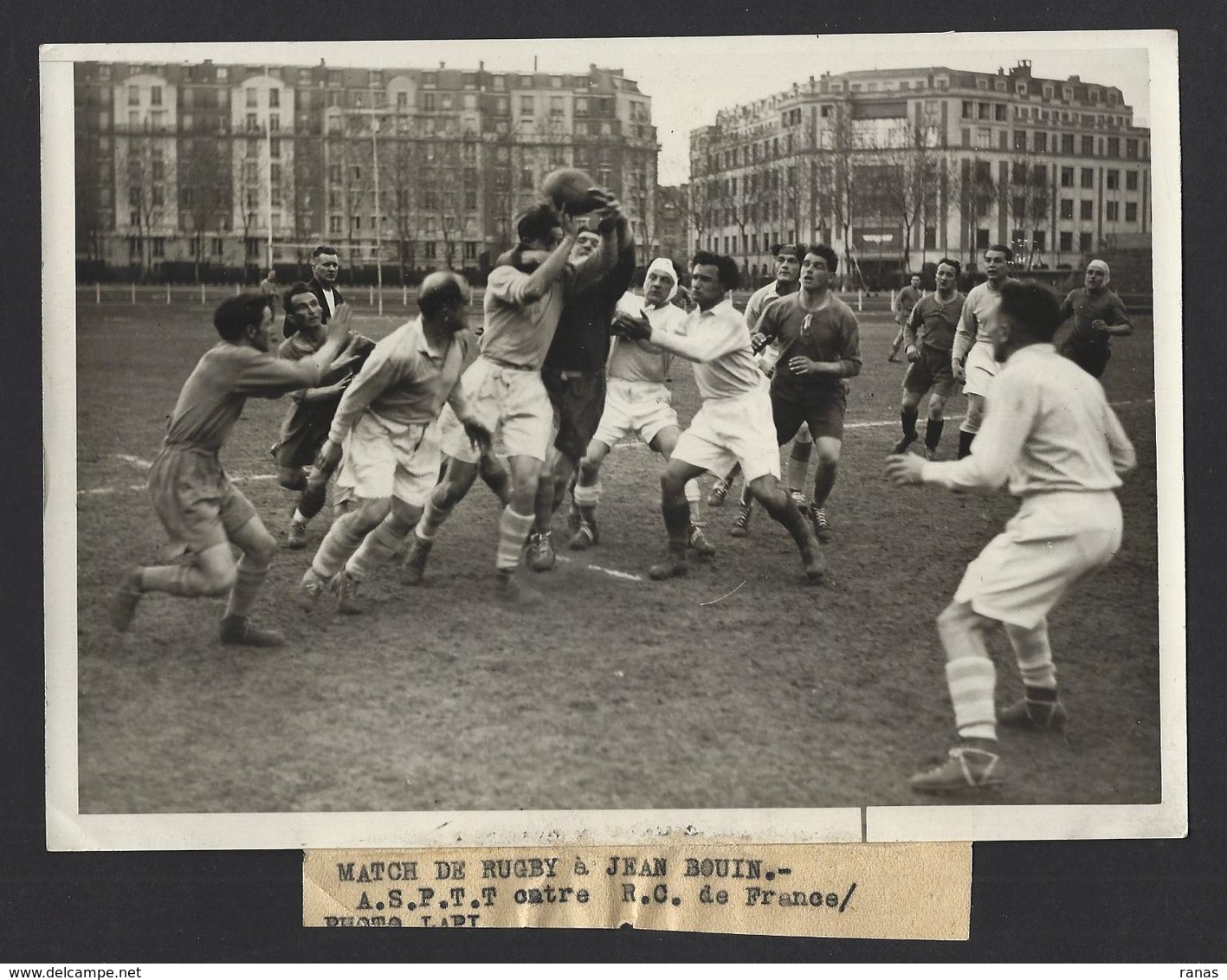 Photo De Presse Rugby Voir Scans - Sports