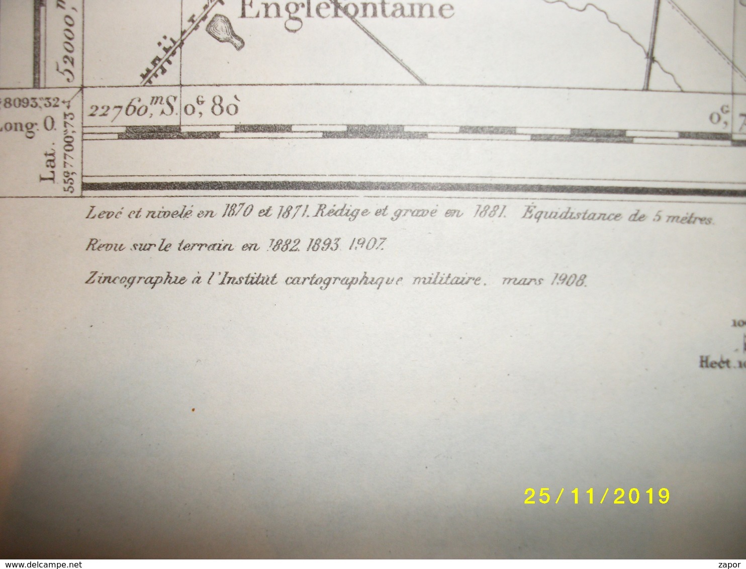 Carte Topographique De Roisin (Angre - Autreppe - Atis - Aulnois - Havay - Rouverois - Maubeuge - Bavai) - Cartes Topographiques