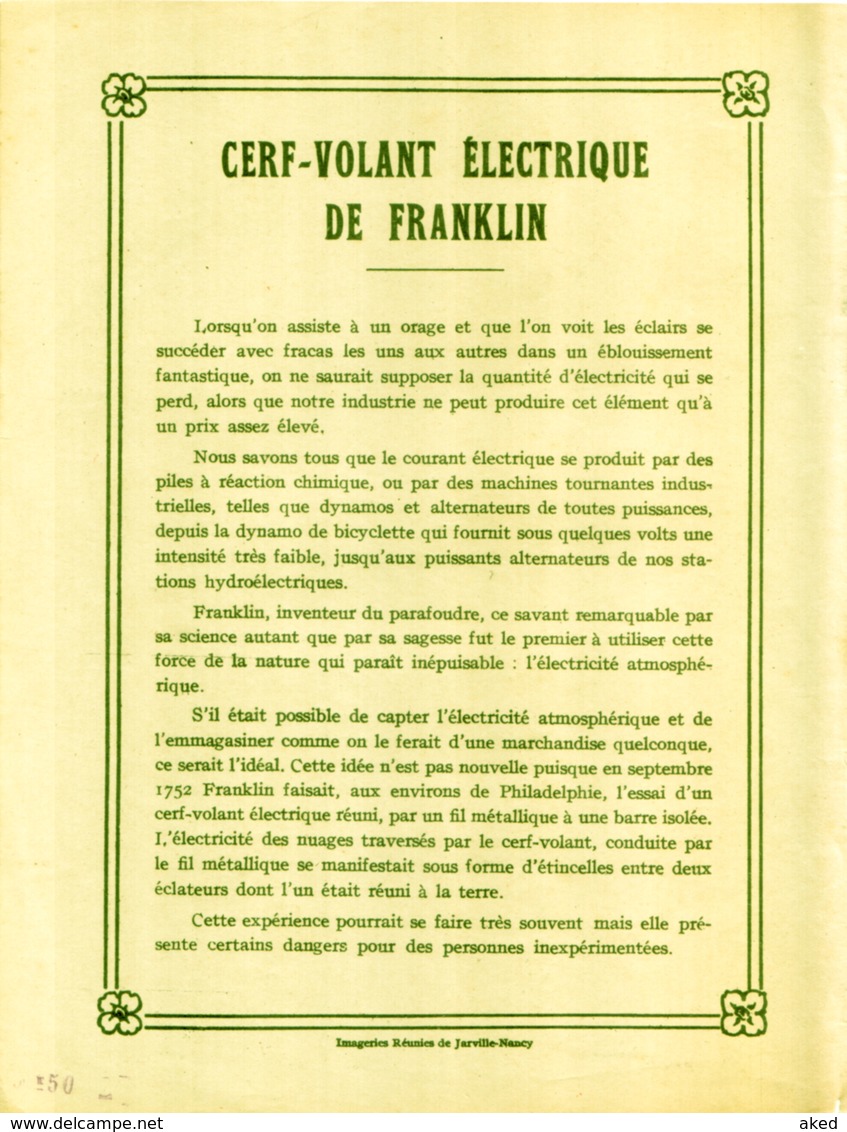 BEAU Protège Cahier Publicitaire Ancien CASINO LE CERF VOLANT DE FRANKLIN - Schutzumschläge