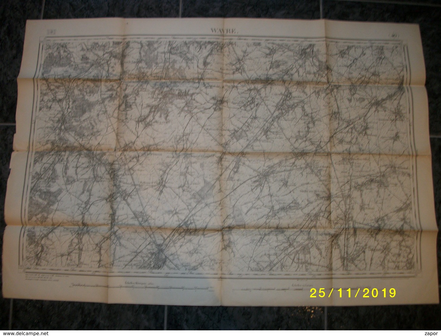 Carte Topographique De Waver - Wavre (Bierges - Bonlez - Dongelberg - Longchamps - Liernu - Chastre) - Topographical Maps