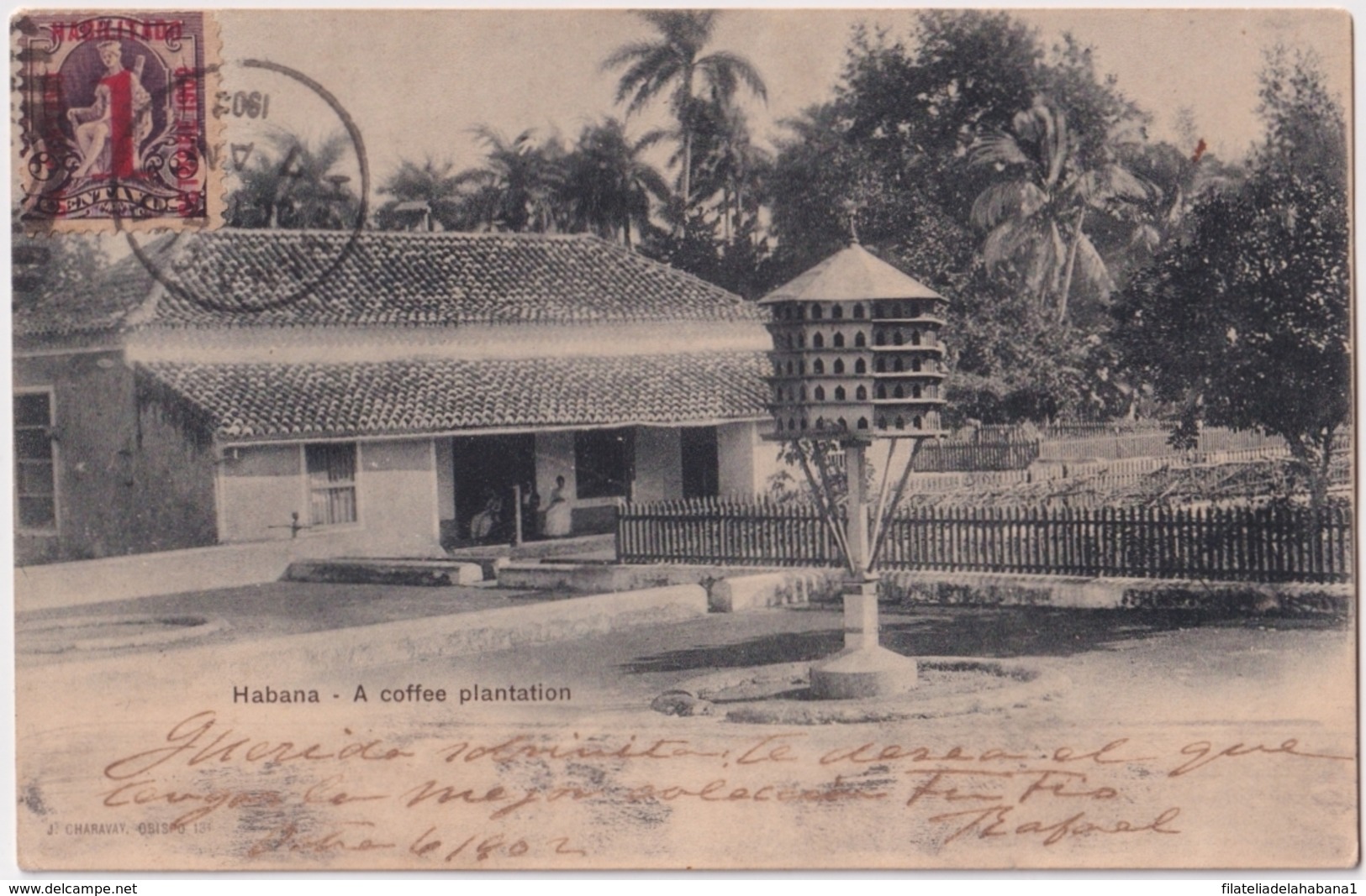 1902-FDC-32 CUBA REPUBLICA 1902 FDC 7 OCT POSTCARD INDIAN FOUNT FIRST REPUBLIC STAMP. - Neufs