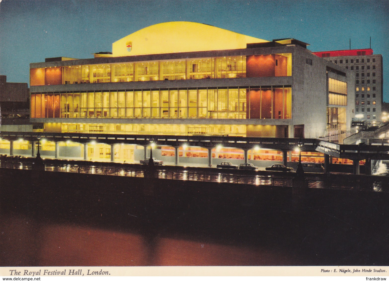 Postcard - The Royal Festival Hall, London - Card No. 2L70 - VG - Unclassified