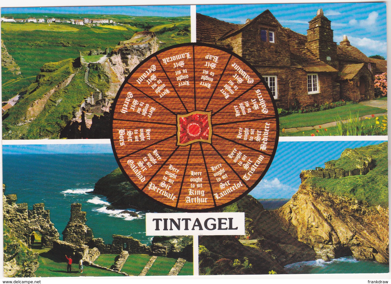 Postcard - Tintagel, Cornwall - 4 Views - Card No. 2DC 992 - VG - Non Classificati