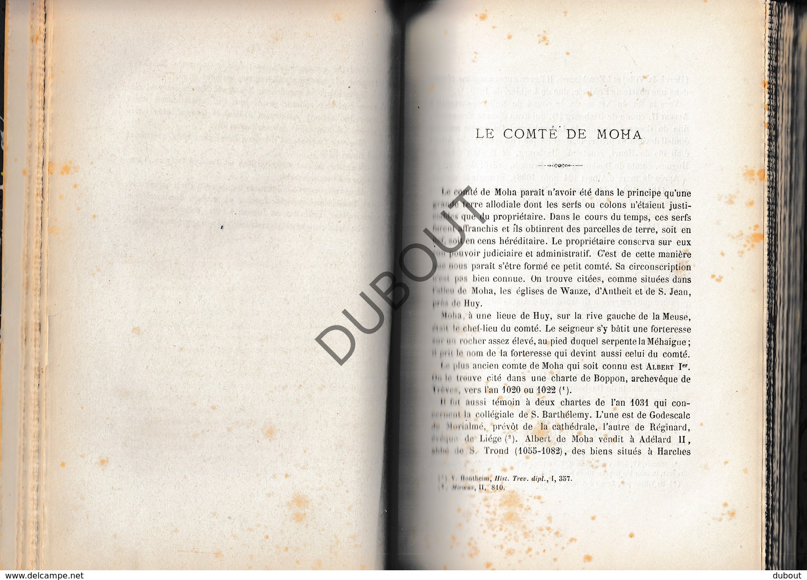 BERINGEN Notices Sur La Bonne Ville De Beeringen - Uit Les églises Du Diocèse De Liége - J. Daris Deel 3 1873 (R507) - Vecchi