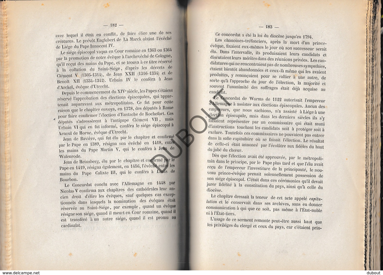 BERINGEN Notices sur la bonne ville de Beeringen - Uit Les églises du Diocèse de Liége - J. Daris Deel 3 1873 (R507)