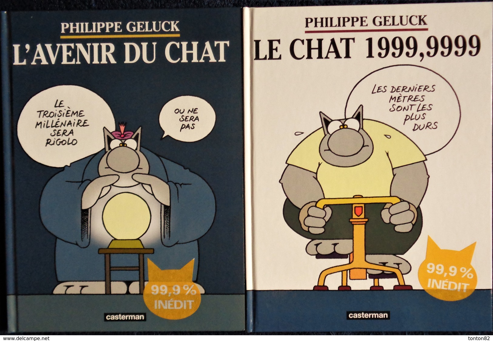 Philippe Geluck - LE DOUBLE  CHAT - Casterman - ( 1999 ) . - Geluck