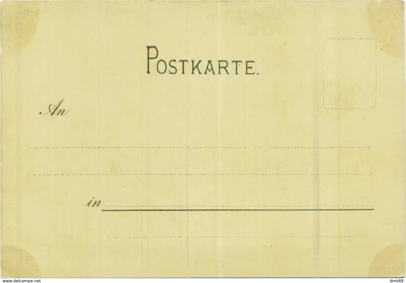 MEISSNER & BUCK ART NOUVEAU POSTCARD 1900s - COUPLE & FLOWERS - SERIE.104/4 ( BG704) - Autres & Non Classés