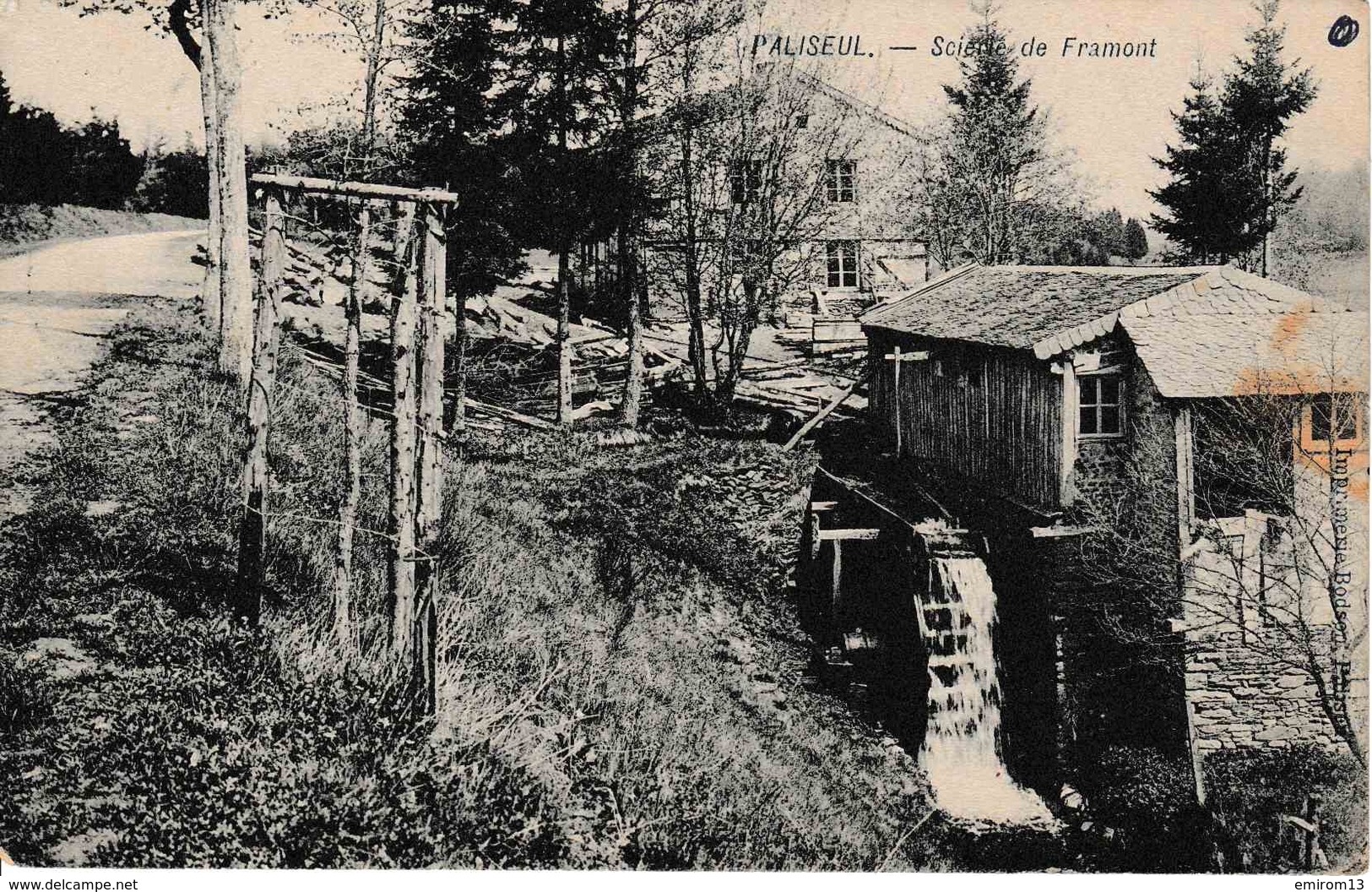 PALISEUL Scierie De Framont Marcovici Bruxelles Impr. Bodson Paliseul - Paliseul