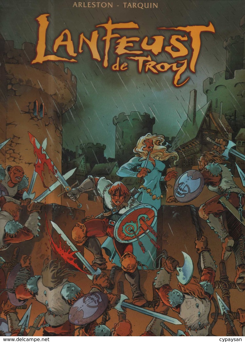 LANFEUST TROY COFFRET ARGENT 1 + EX-LIBRIS (1 2 3 4) TBE SOLEIL 1996 Arleston Tarquin (BI3) - Lanfeust De Troy