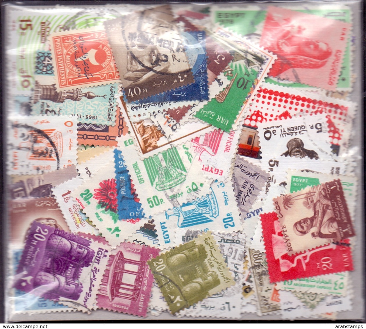 Egypt Packet 300 Different Stamps Used & Unused - Other & Unclassified