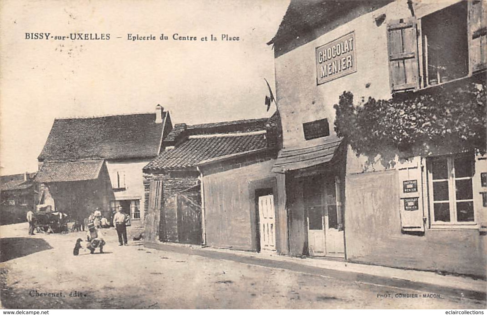 Bissy Sur Uxelles           71         Epicerie Du Centre Et De La Place           (voir Scan) - Andere & Zonder Classificatie