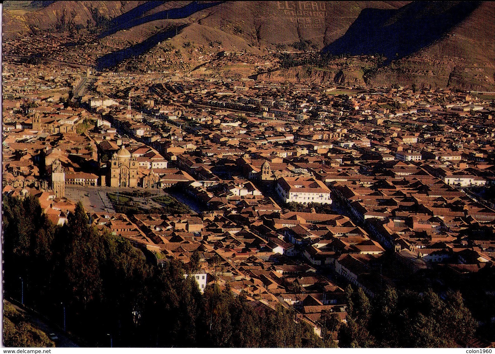 PERU. CUZCO. VISTA PANORAMICA DE LA CIUDAD DEL CUSCO - VIEW OF THE CITY OF CUSCO. (496) - Pérou