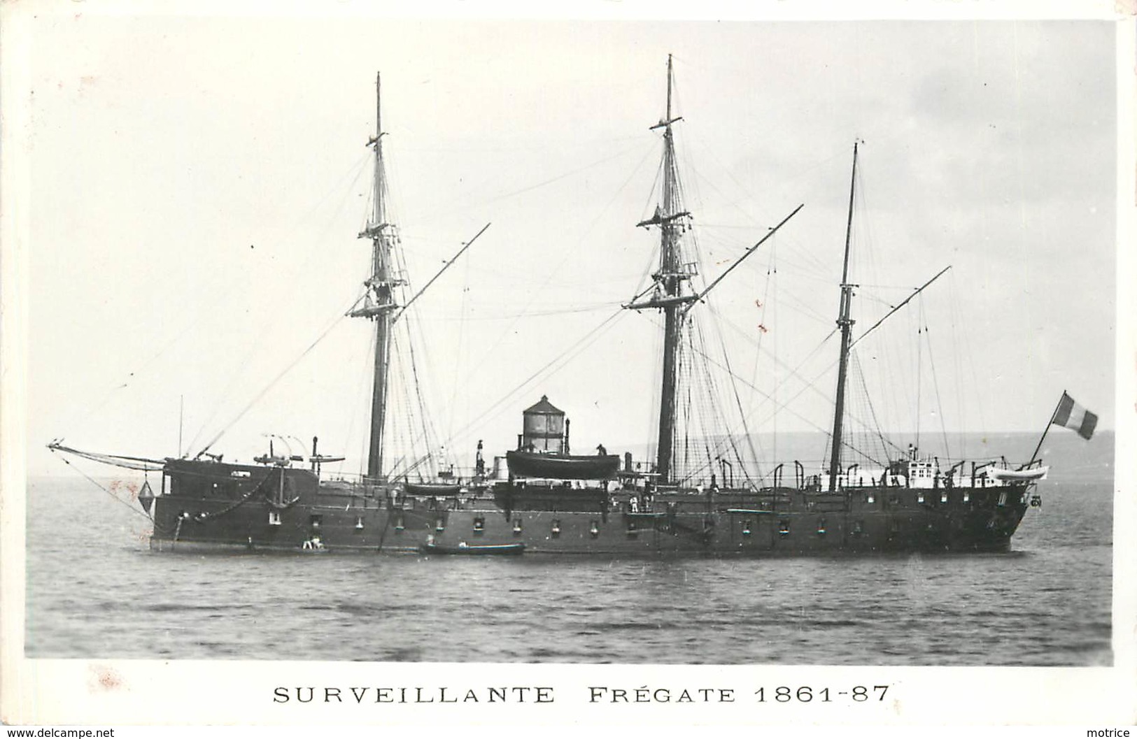 BATEAUX DE GUERRE - Frégate "Surveillante" (éditeur Marius Toulon). - Guerre