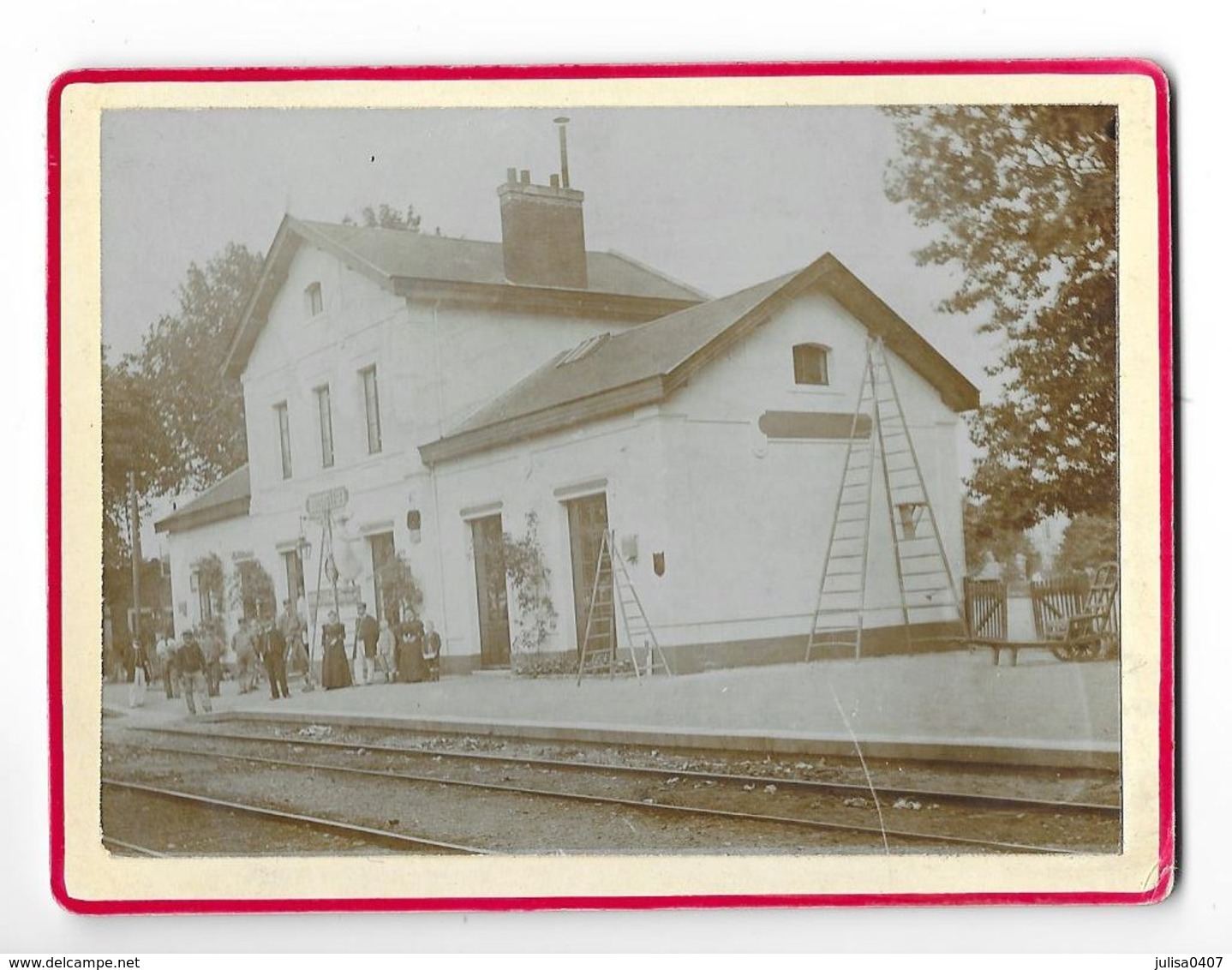 BOISSY SAINT LEGER (94) Ancienne Photographie Intérieur De La Gare - Boissy Saint Leger