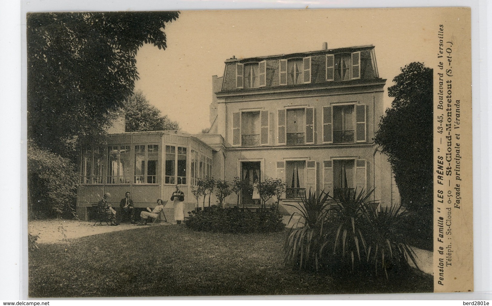 St Cloud   Pension De Famille  Les Frenes - Saint Cloud