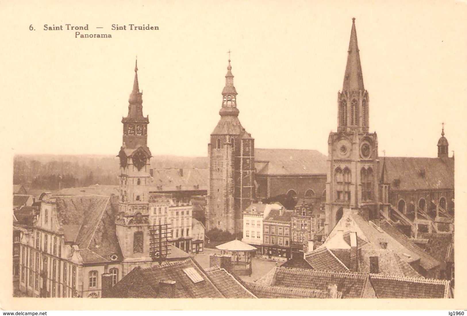 SINT-TRUIDEN -  Panorama - Met Kiosk - Sint-Truiden