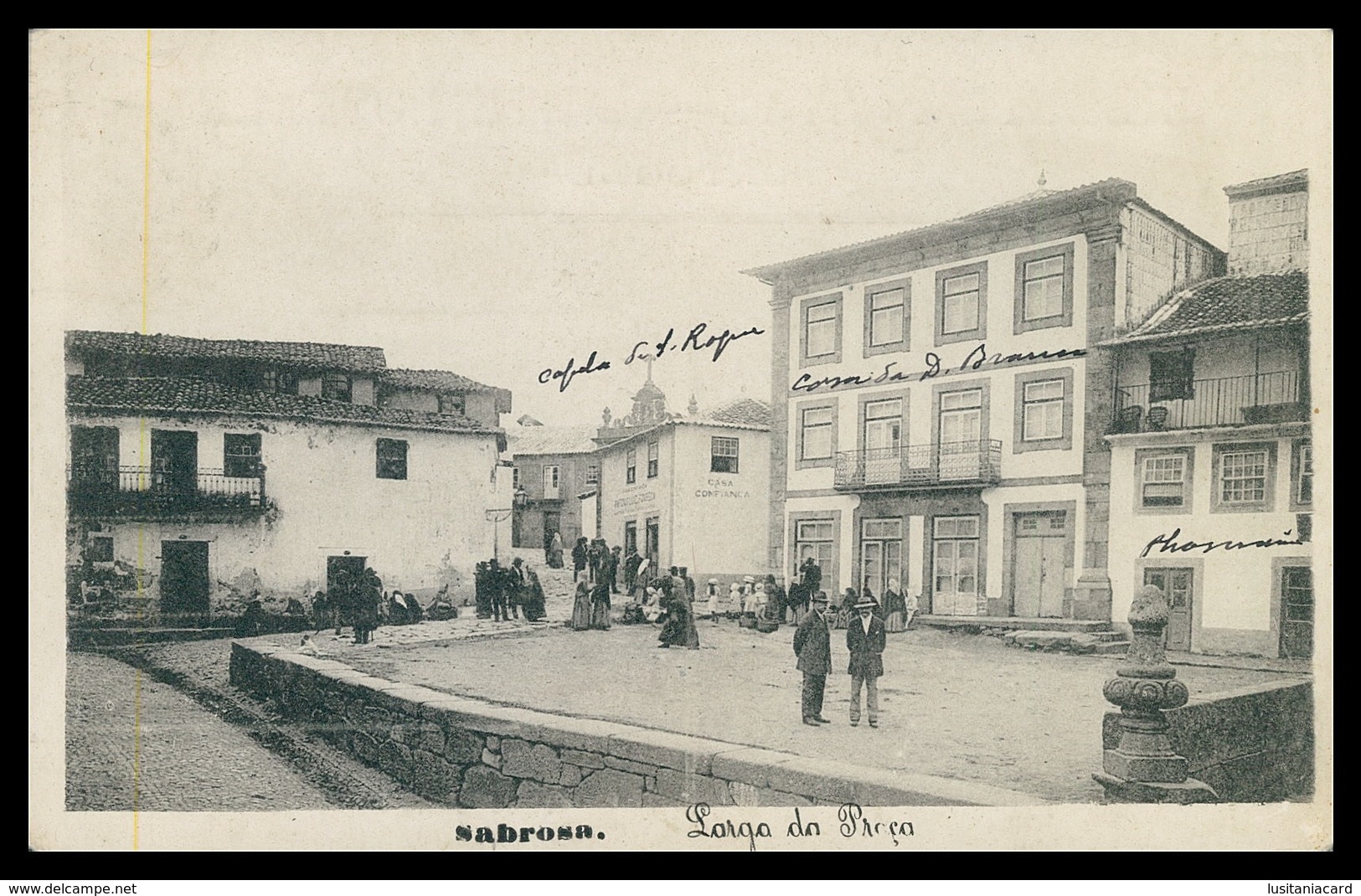 SABROSA -Largo Da Praça. ( Phototypia A. Pinheiro) Carte Postale - Vila Real