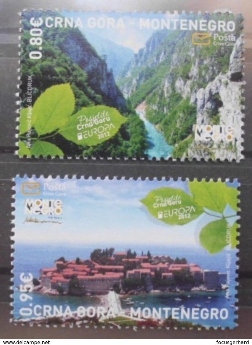 Montenegro      Europa  Cept    Besuchen Sie Europa  2012  ** - 2012