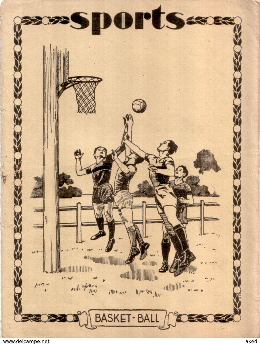 BEAU Protège Cahier Ancien SPORTS BASKET BALL - Omslagen Van Boeken