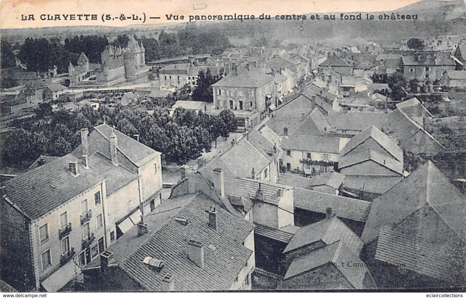 Cluny        71          Vue Panoramique Du Centre               (voir Scan) - Cluny