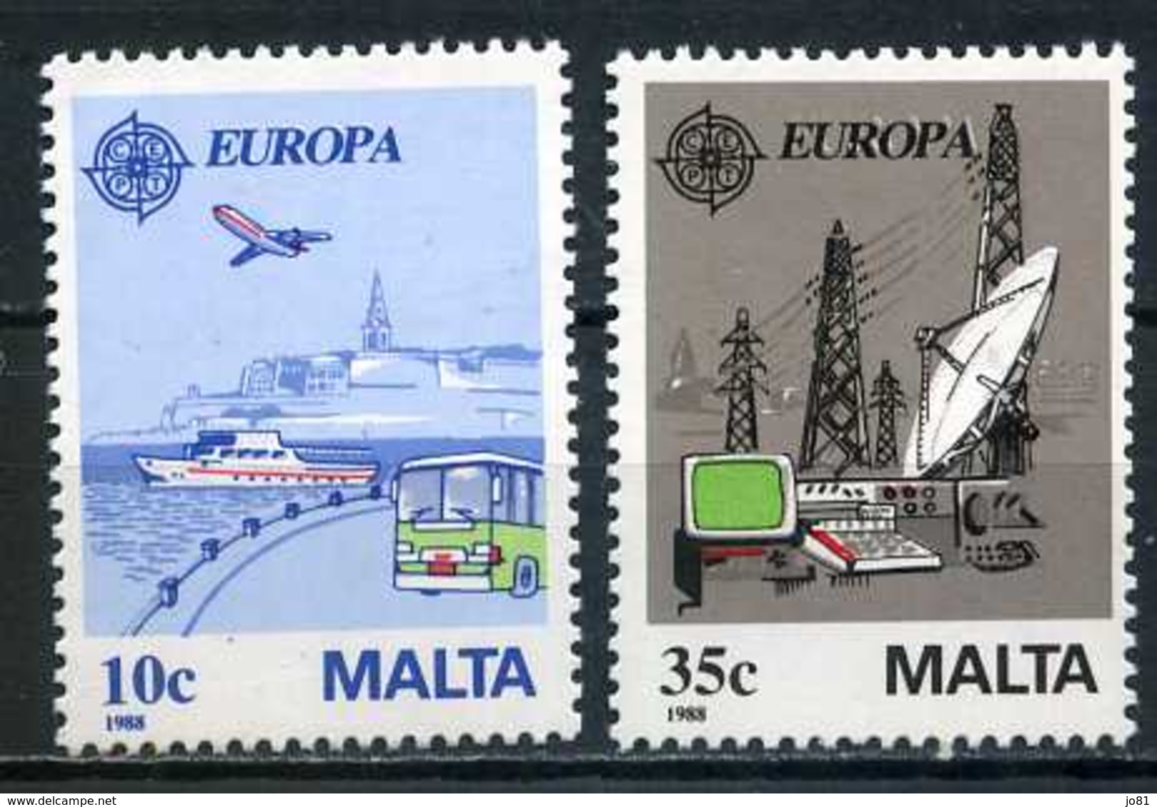 Malte YT 773-774 XX / MNH Europa 1988 - Malta