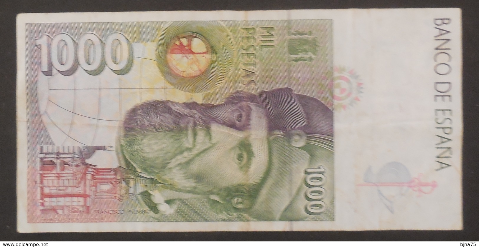 BILLET 1000 PESETAS  HERNAN CORTES - BONITO PIZARRO   Madrid 12 De Octobre 1992 /  FINE TTB - [ 4] 1975-… : Juan Carlos I