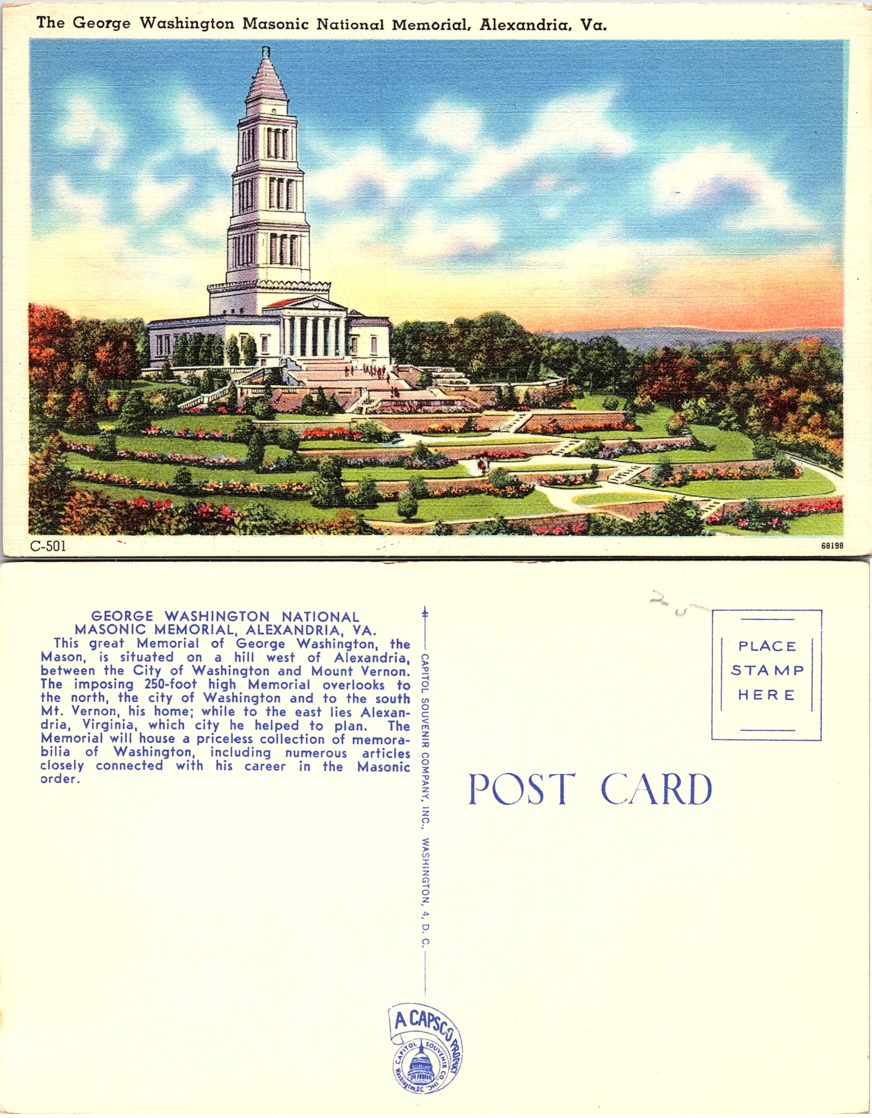 The George Washington Masonic National Memorial, Alexandria, Virginia - Alexandria