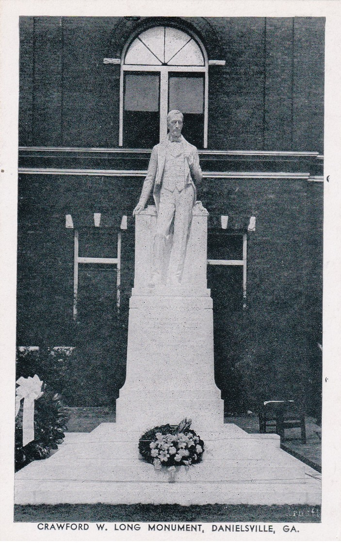DANIELSVILLE , Georgia , 1930-40s; Crawford W. Long Monument - Otros & Sin Clasificación