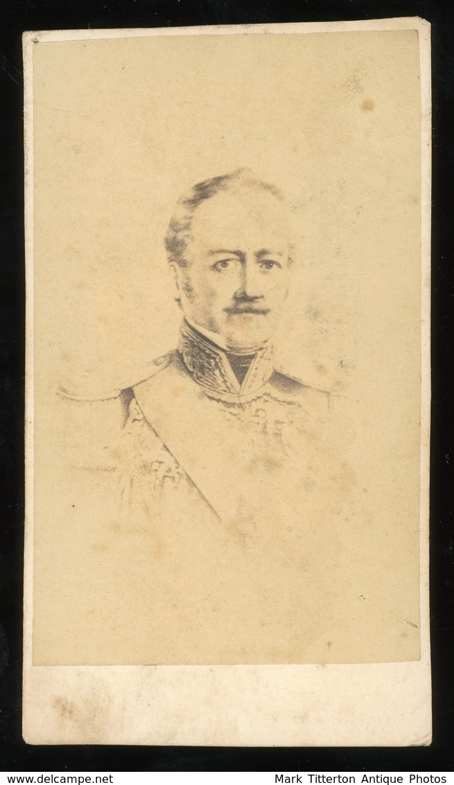 CDV - Manuel Baquedano, Chile SOUTH AMERICA - Antiche (ante 1900)