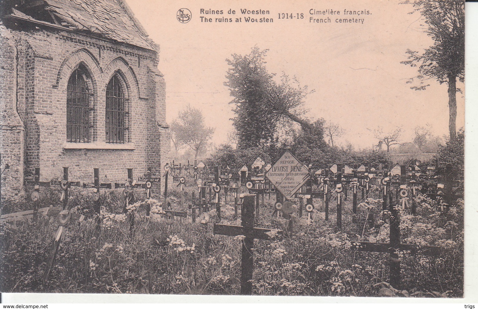 Woesten (1914-1918) - Cimetière Français - Vleteren