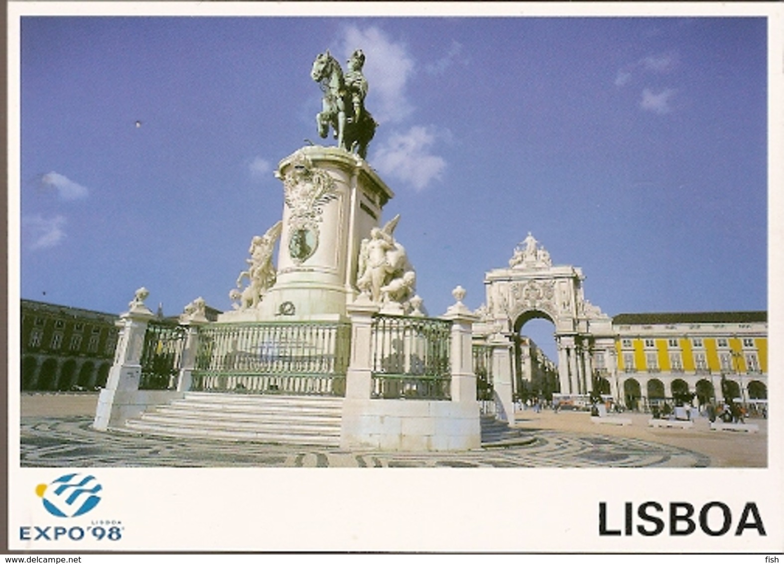 Portugal  ** & Postal Stationery,Marine Fauna, Lisbon, Commerce Square EXPO 1998 (9638) - Postal Stationery